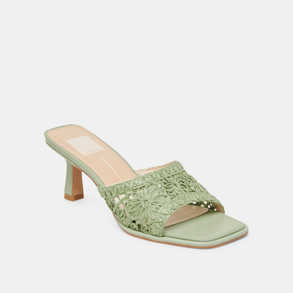 MAYLAH HEELS SAGE MACRAME | Dolce Vita Women