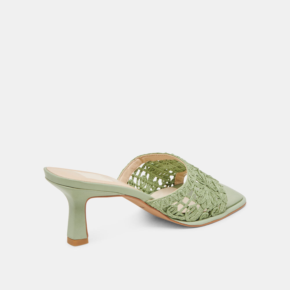 MAYLAH HEELS SAGE MACRAME | Dolce Vita Women