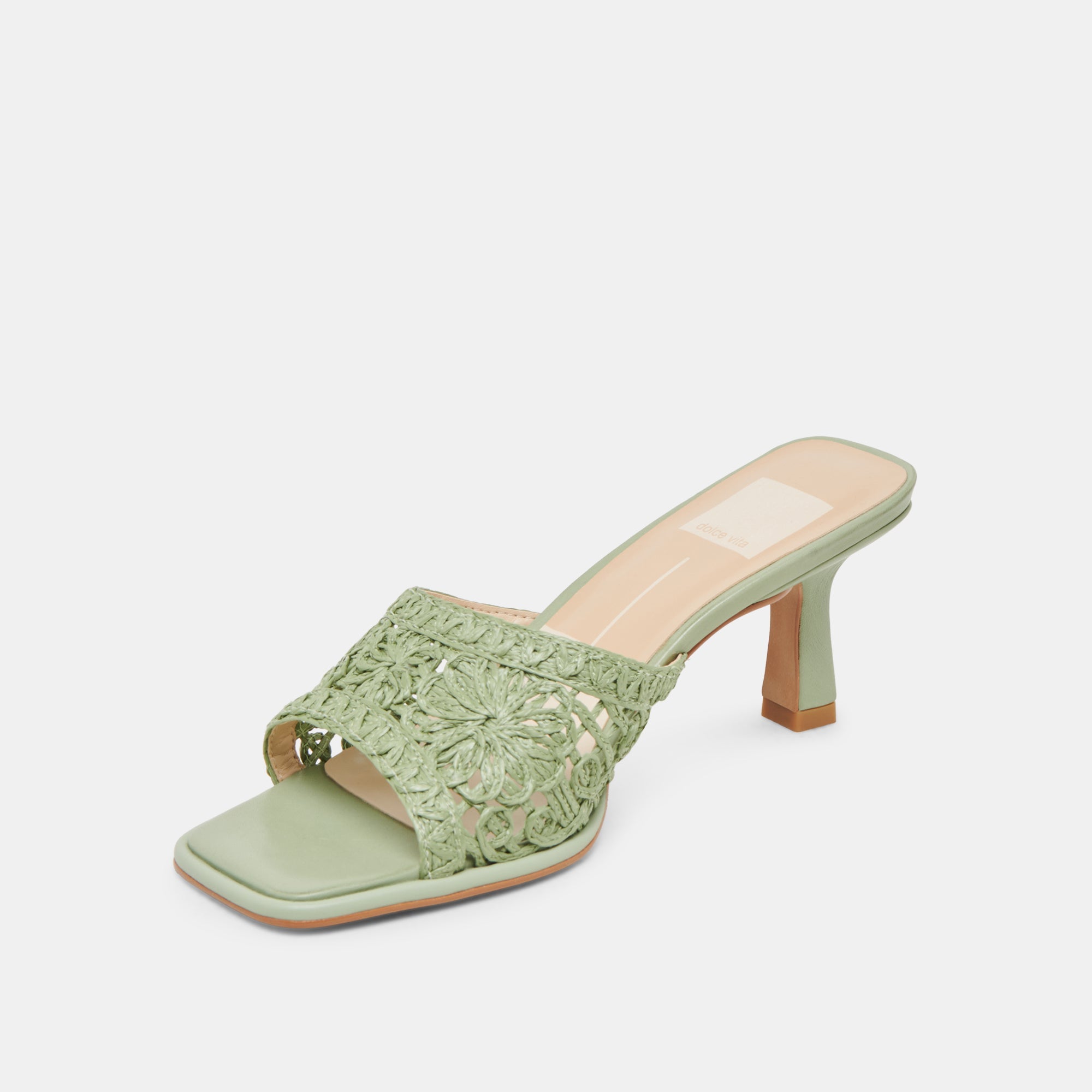 MAYLAH HEELS SAGE MACRAME | Dolce Vita Women