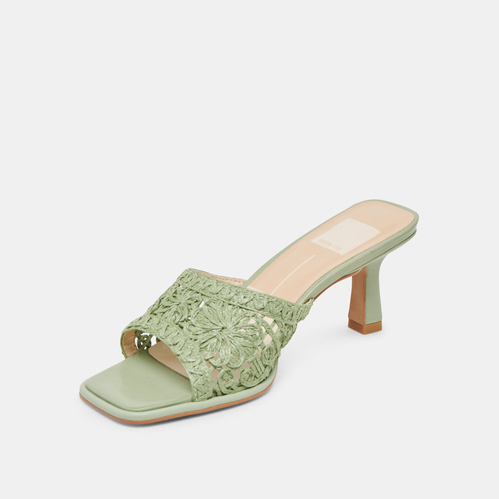 MAYLAH HEELS SAGE MACRAME | Dolce Vita Women