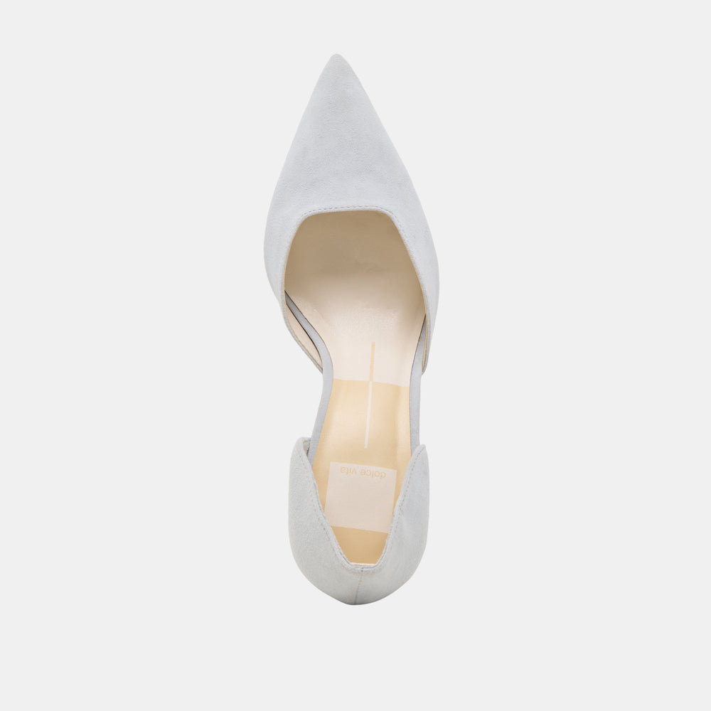 ELOY HEELS LIGHT BLUE SUEDE | Women Dolce Vita