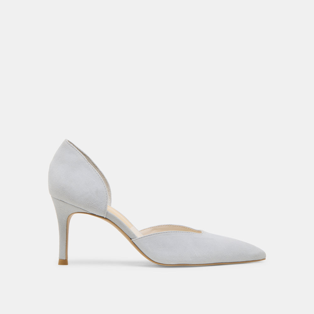 ELOY HEELS LIGHT BLUE SUEDE | Women Dolce Vita