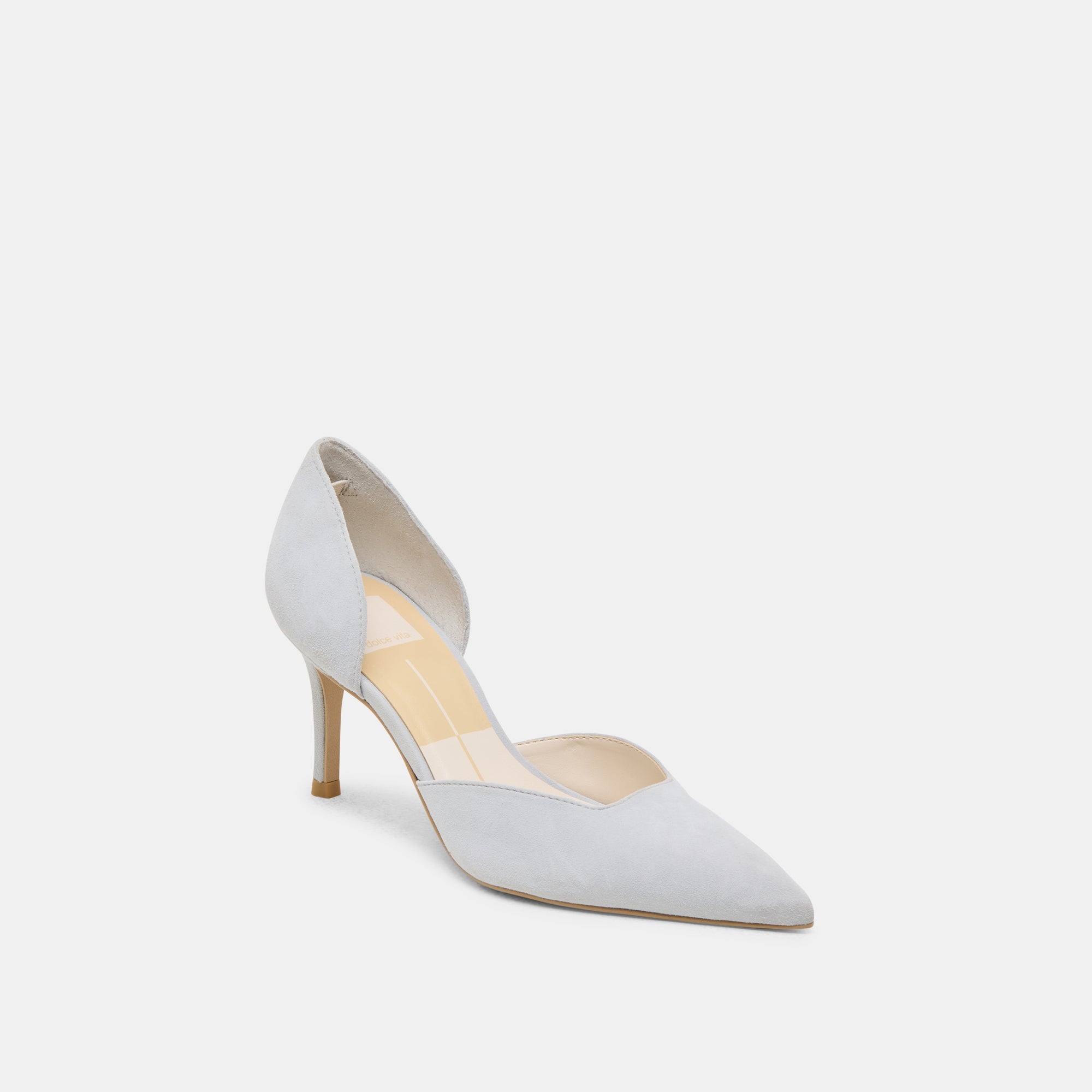 ELOY HEELS LIGHT BLUE SUEDE | Women Dolce Vita