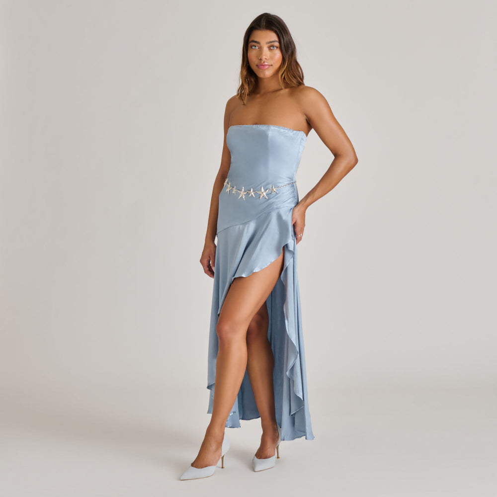 ELOY HEELS LIGHT BLUE SUEDE | Women Dolce Vita