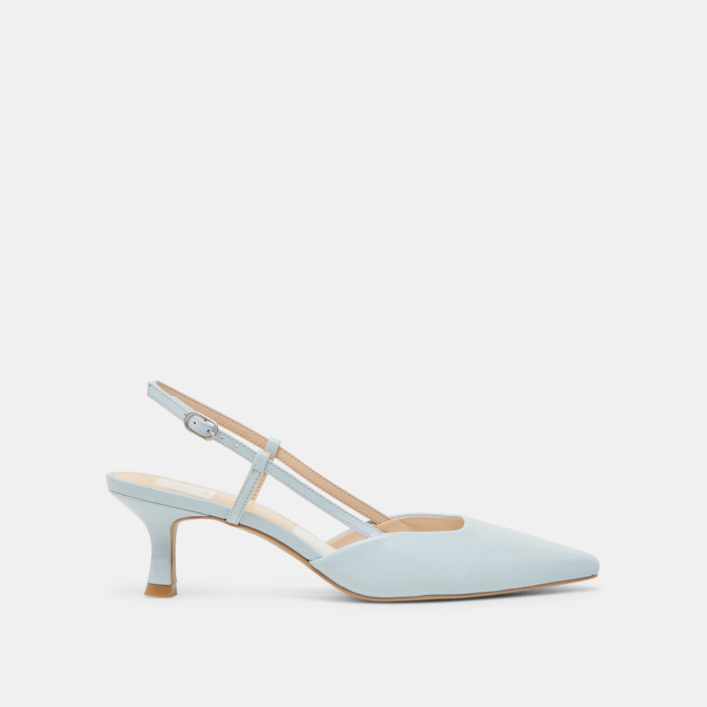 Odela Ice Blue Leather Heels | Dolce Vita Women