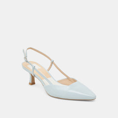 Odela Ice Blue Leather Heels | Dolce Vita Women
