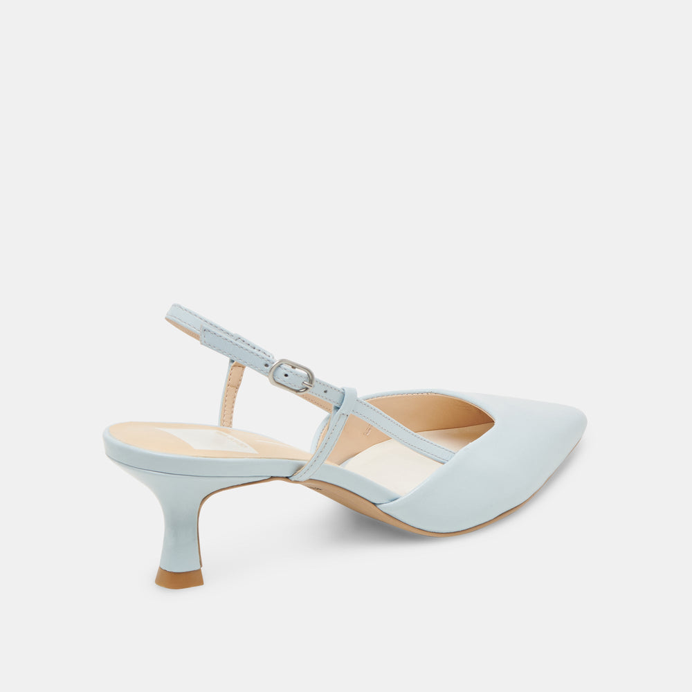 Odela Ice Blue Leather Heels | Dolce Vita Women