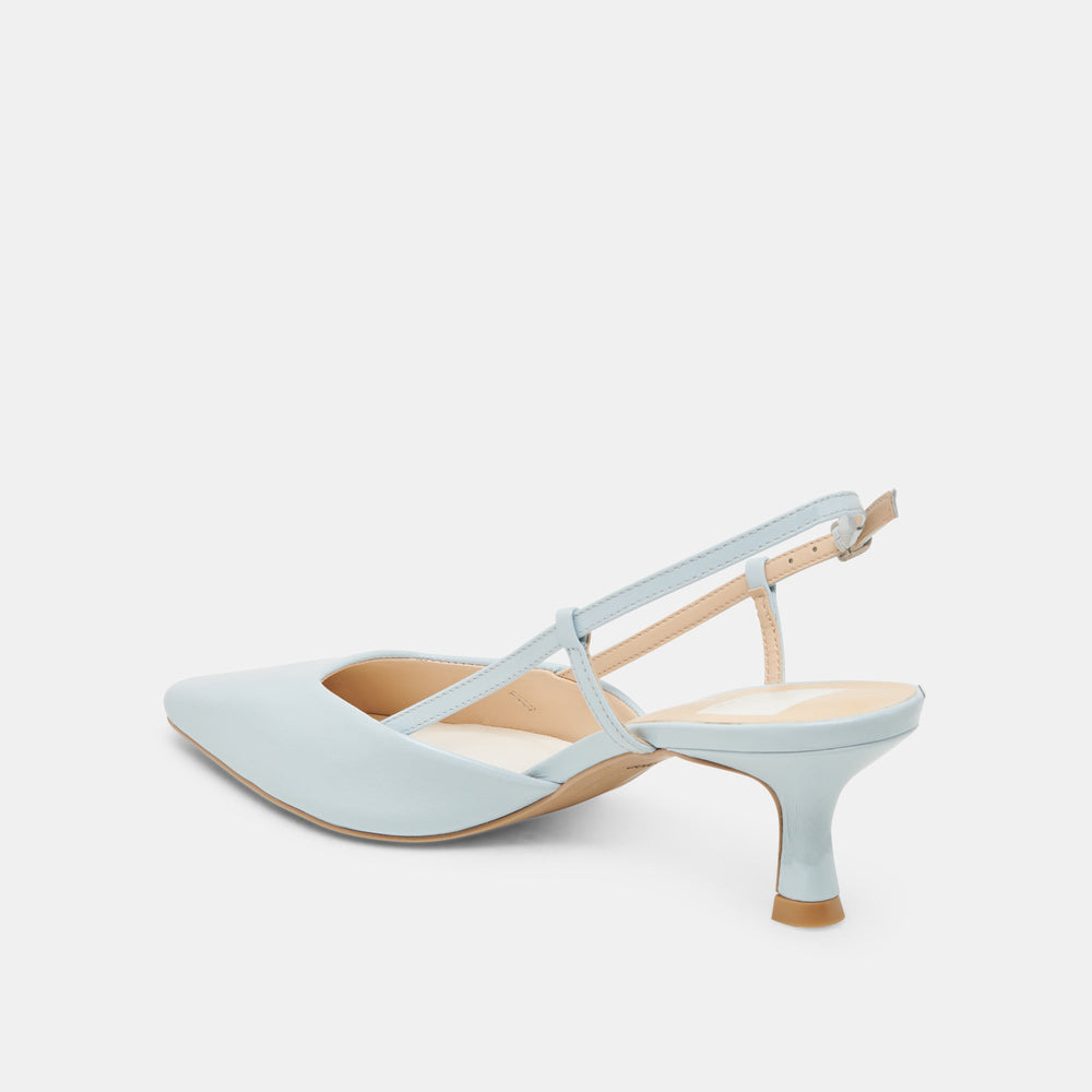 Odela Ice Blue Leather Heels | Dolce Vita Women