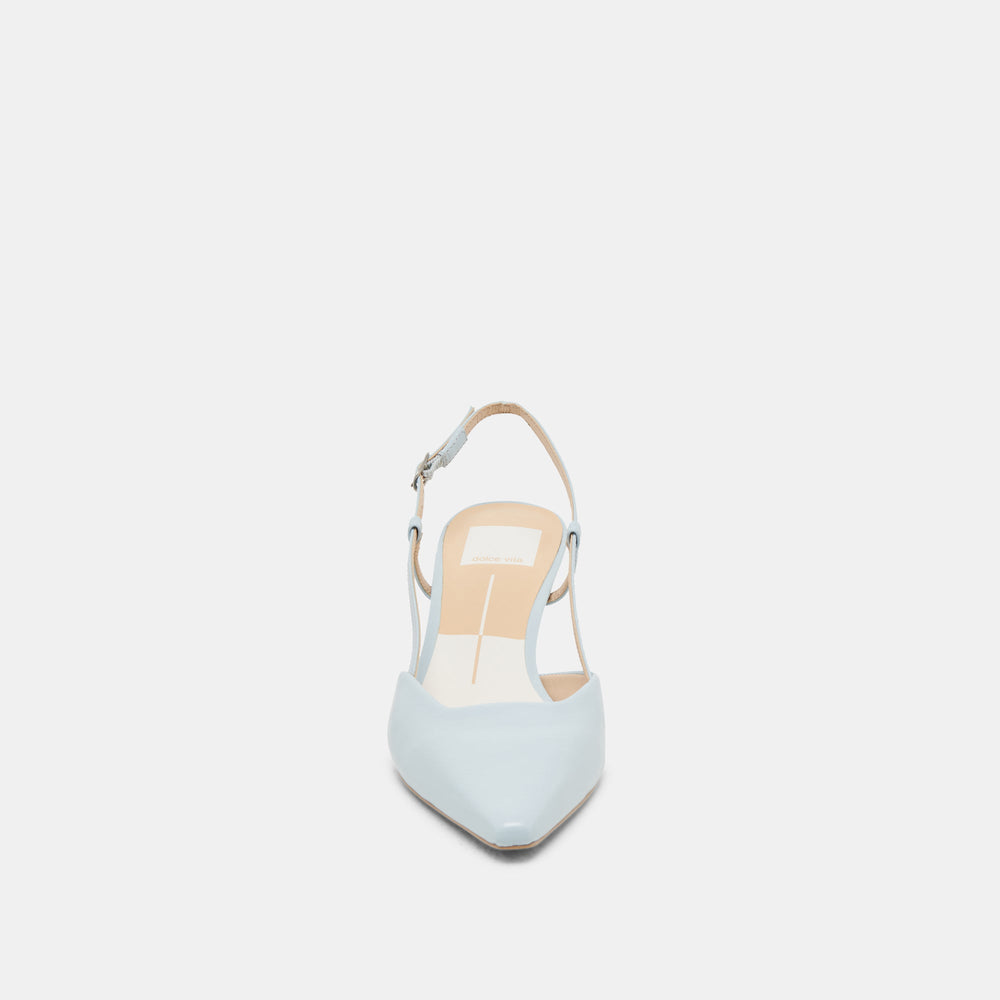 Odela Ice Blue Leather Heels | Dolce Vita Women