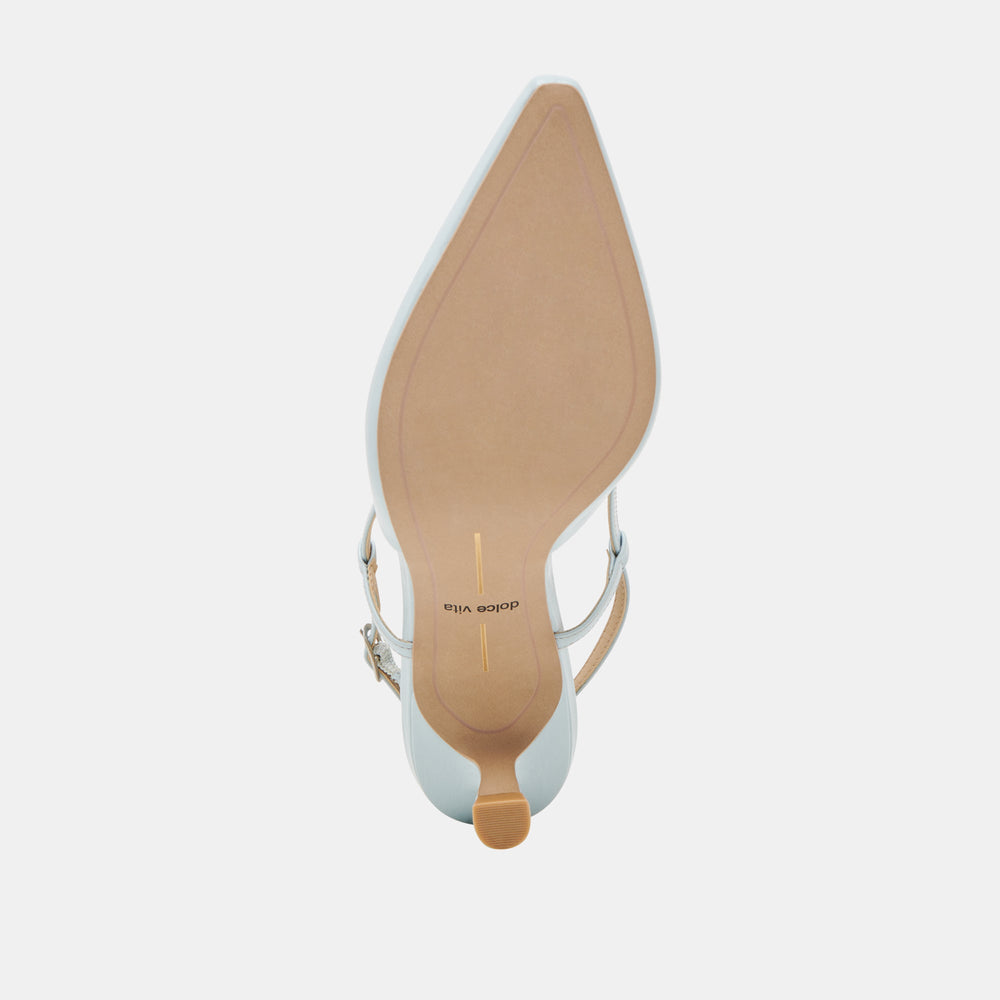 Odela Ice Blue Leather Heels | Dolce Vita Women