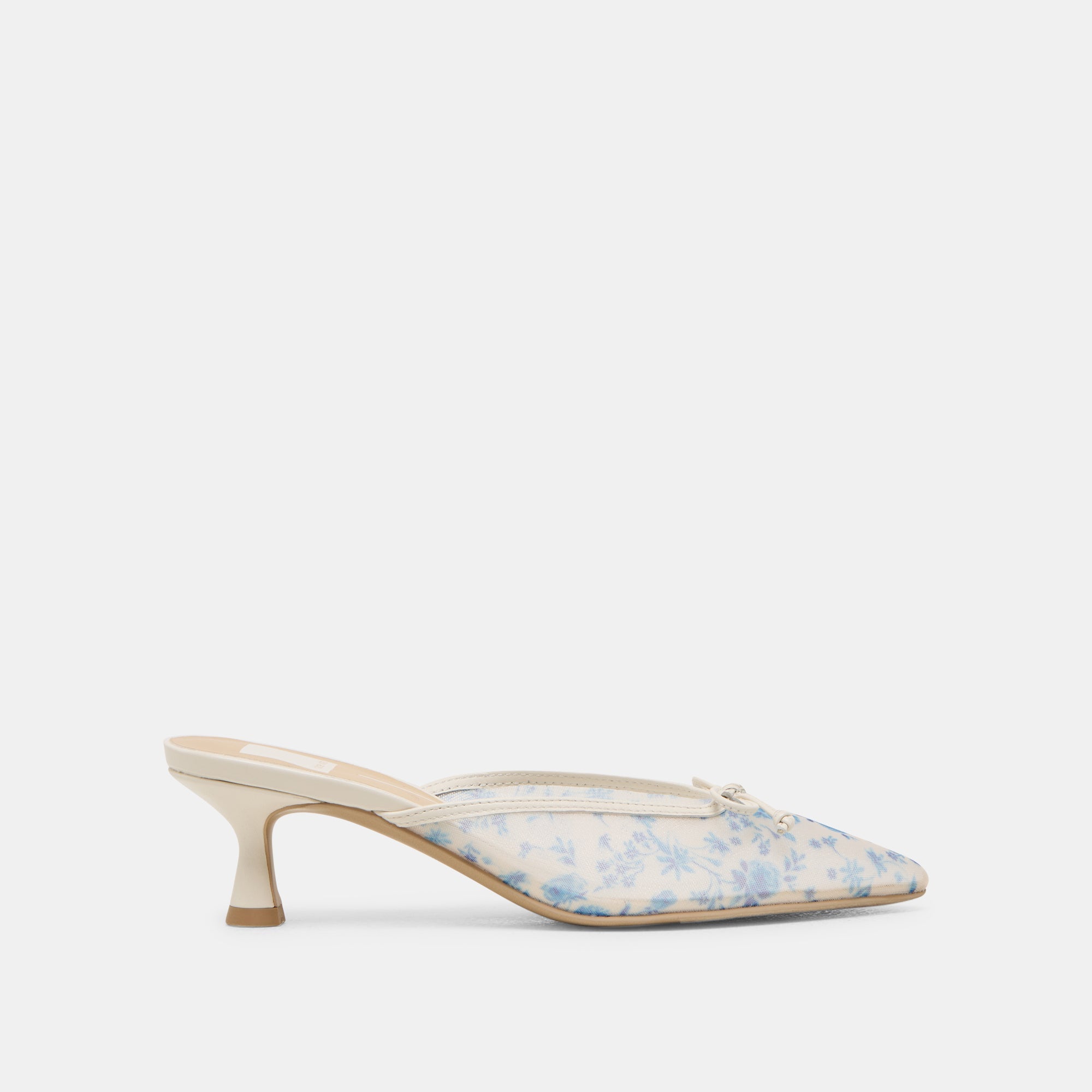 Cleo Blue Floral Mesh Heels | Women Dolce Vita
