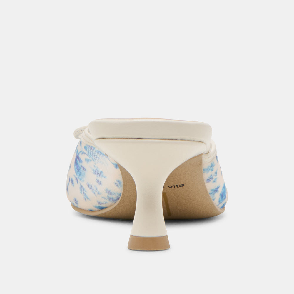 Cleo Blue Floral Mesh Heels | Women Dolce Vita