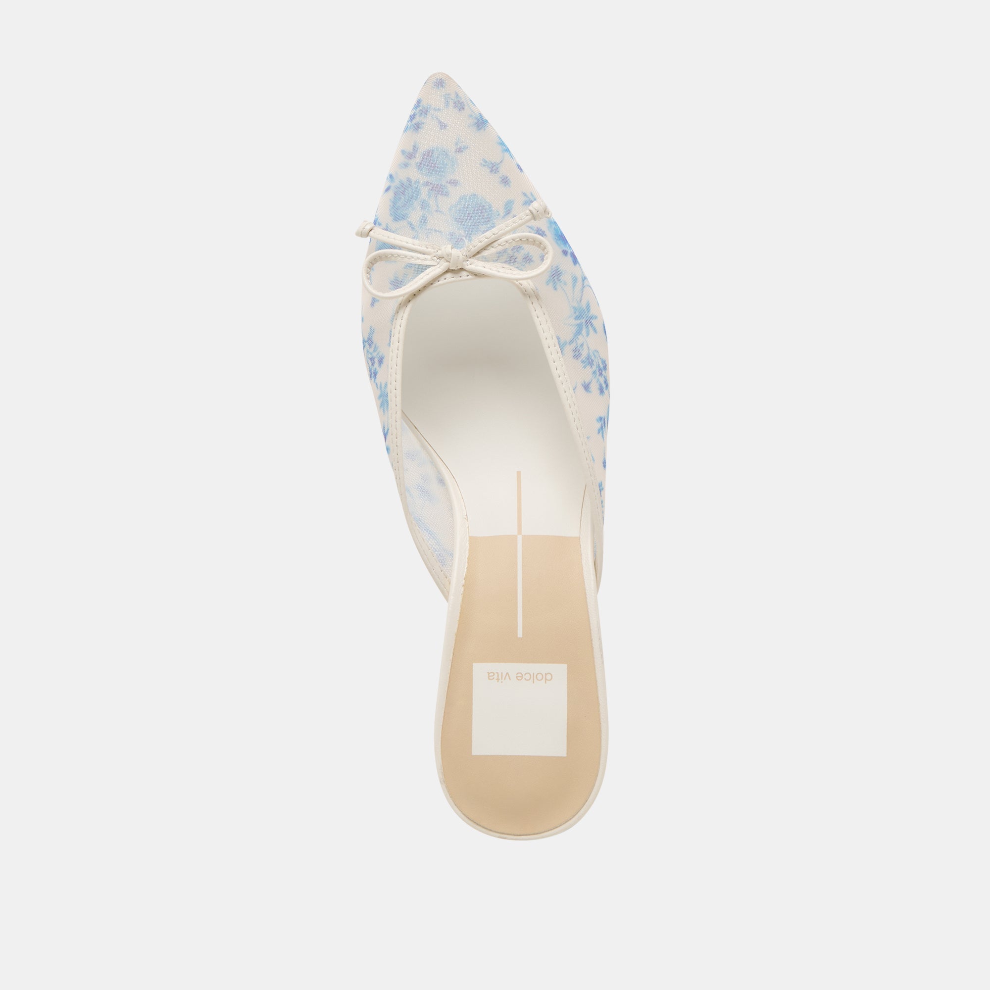 Cleo Blue Floral Mesh Heels | Women Dolce Vita