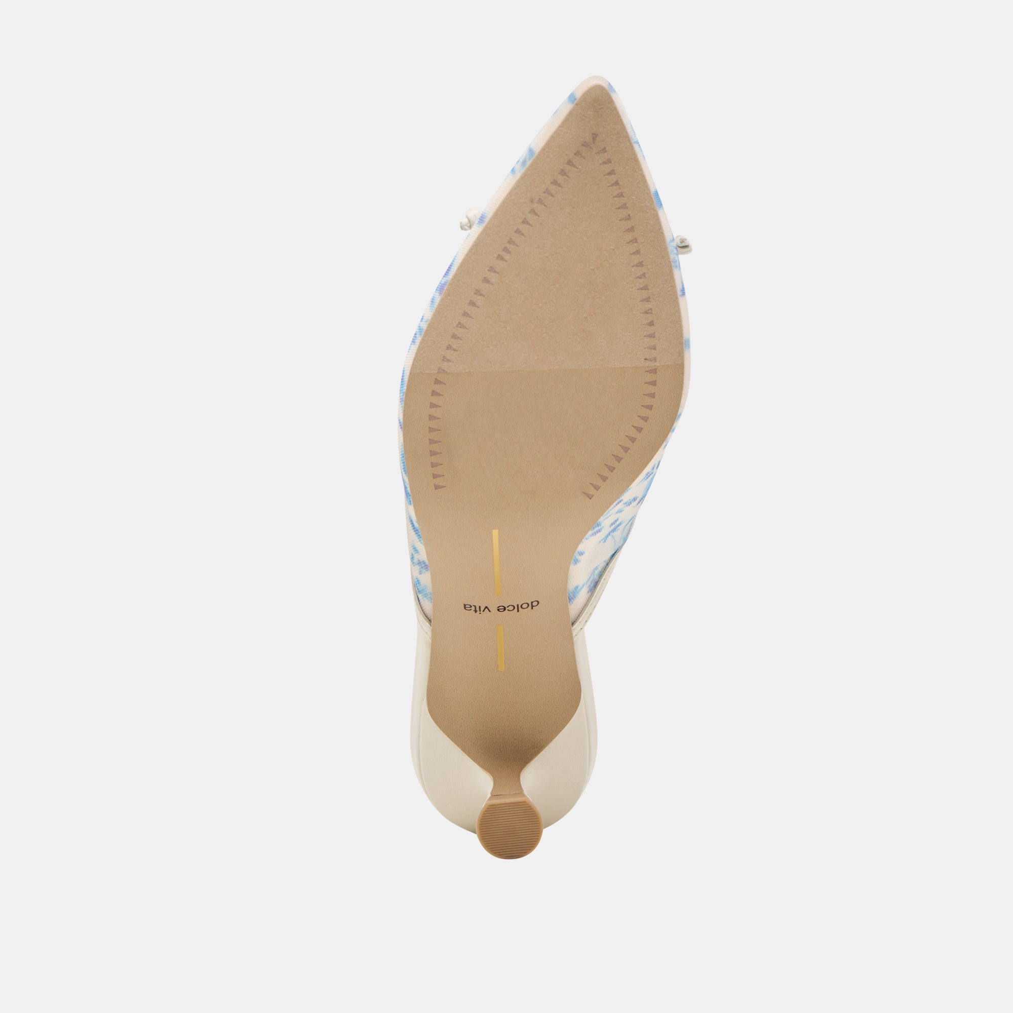 Cleo Blue Floral Mesh Heels | Women Dolce Vita
