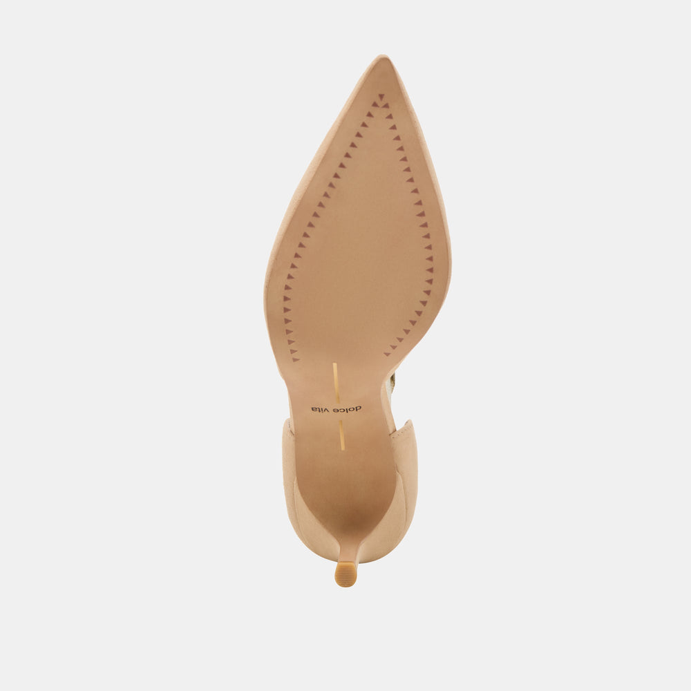ELOY HEELS TAN SUEDE | Dolce Vita Women