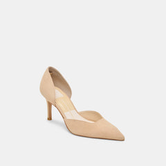 ELOY HEELS TAN SUEDE | Dolce Vita Women