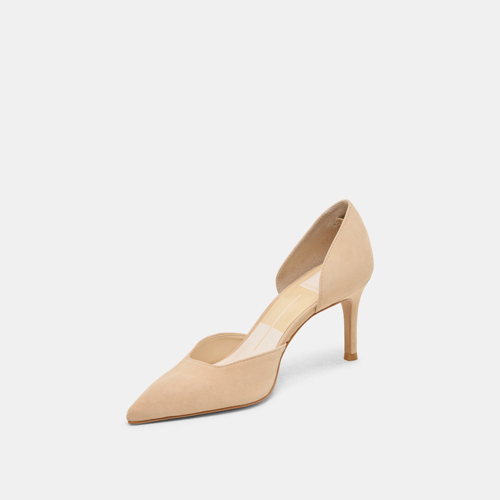 ELOY HEELS TAN SUEDE | Dolce Vita Women
