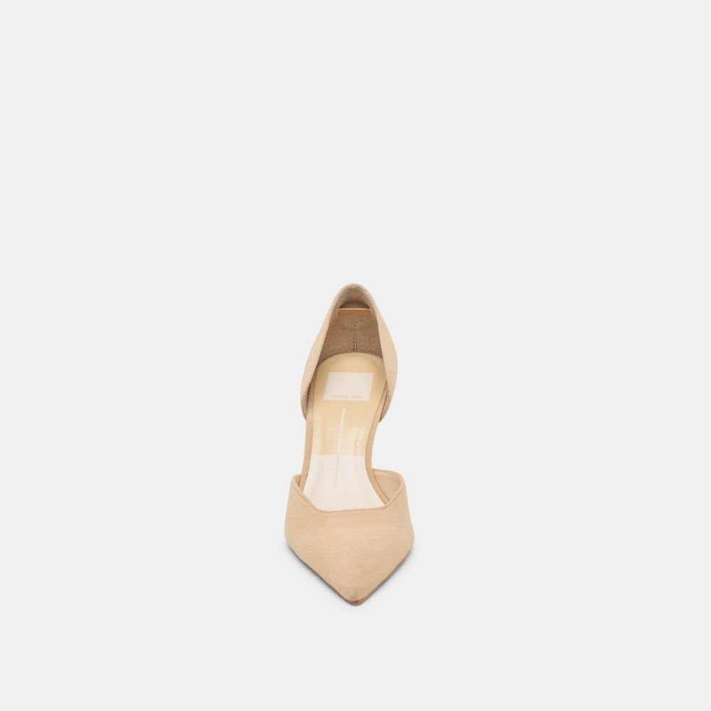 ELOY HEELS TAN SUEDE | Dolce Vita Women
