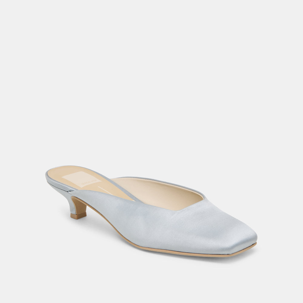 UMARA HEELS LIGHT BLUE SATIN | Women Dolce Vita