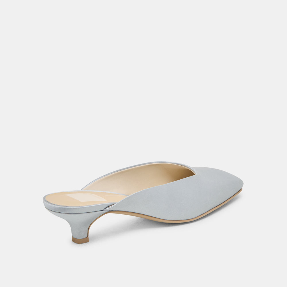 UMARA HEELS LIGHT BLUE SATIN | Women Dolce Vita