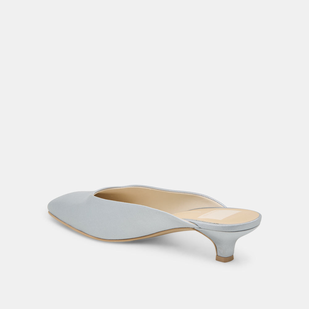 UMARA HEELS LIGHT BLUE SATIN | Women Dolce Vita