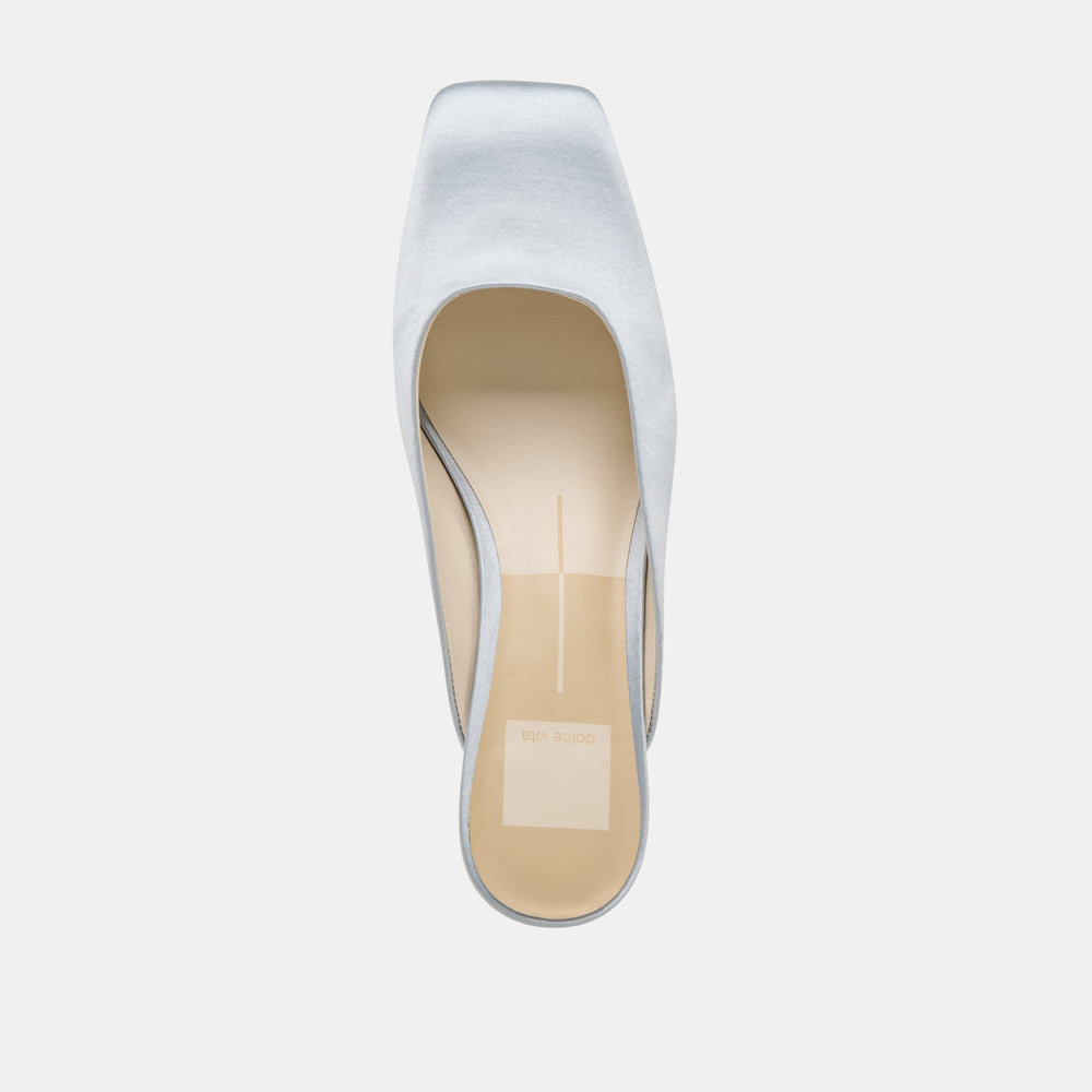 UMARA HEELS LIGHT BLUE SATIN | Women Dolce Vita