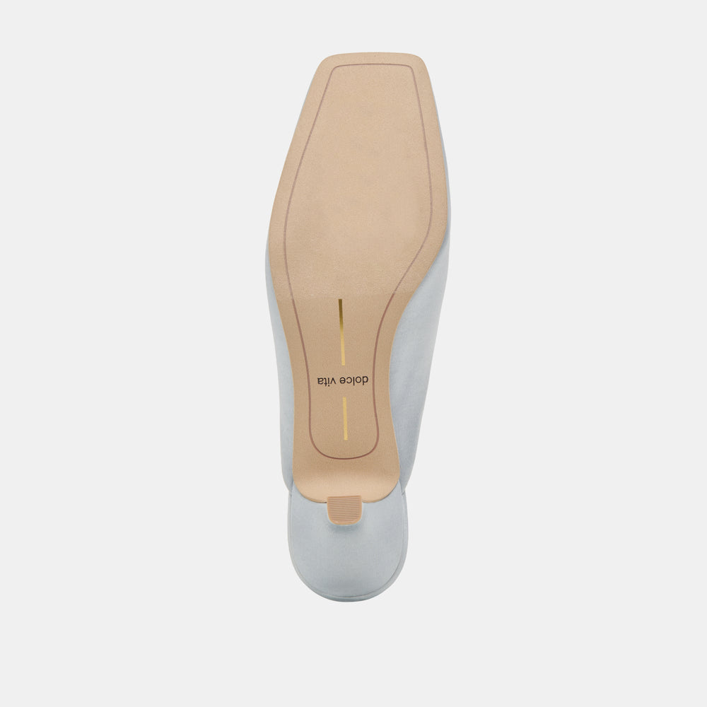 UMARA HEELS LIGHT BLUE SATIN | Women Dolce Vita