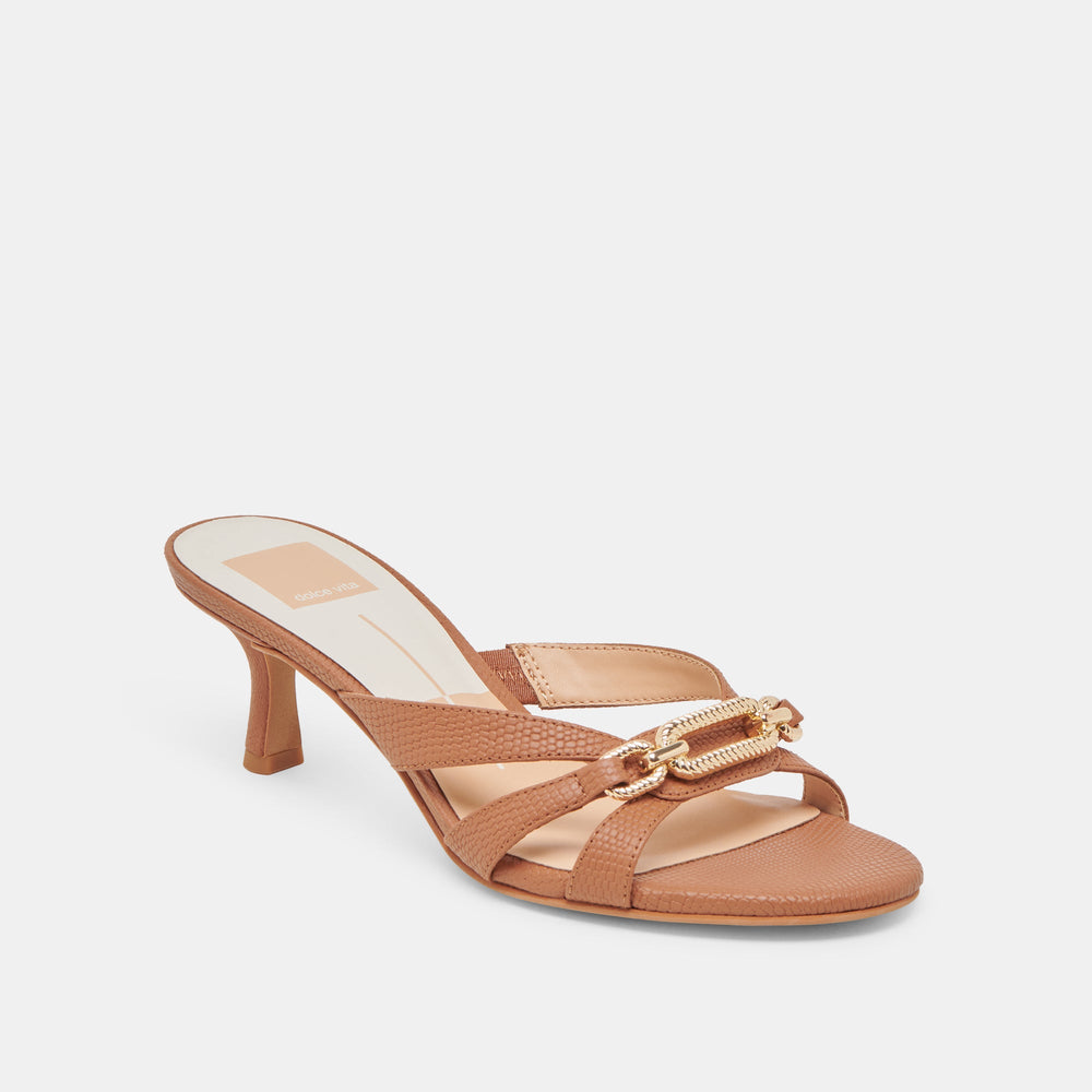 LERAH HEELS SADDLE EMBOSSED LEATHER | Dolce Vita Women