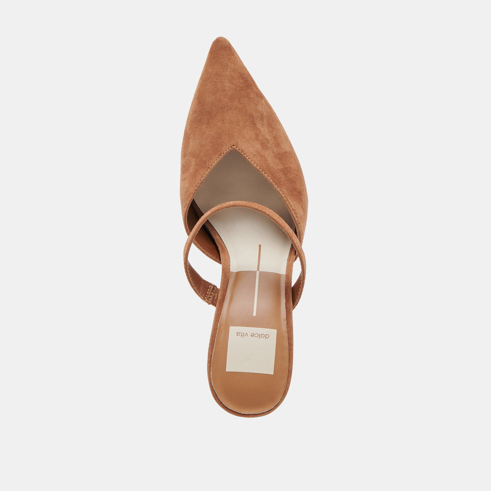 KANIKA HEELS PECAN SUEDE | Women Dolce Vita