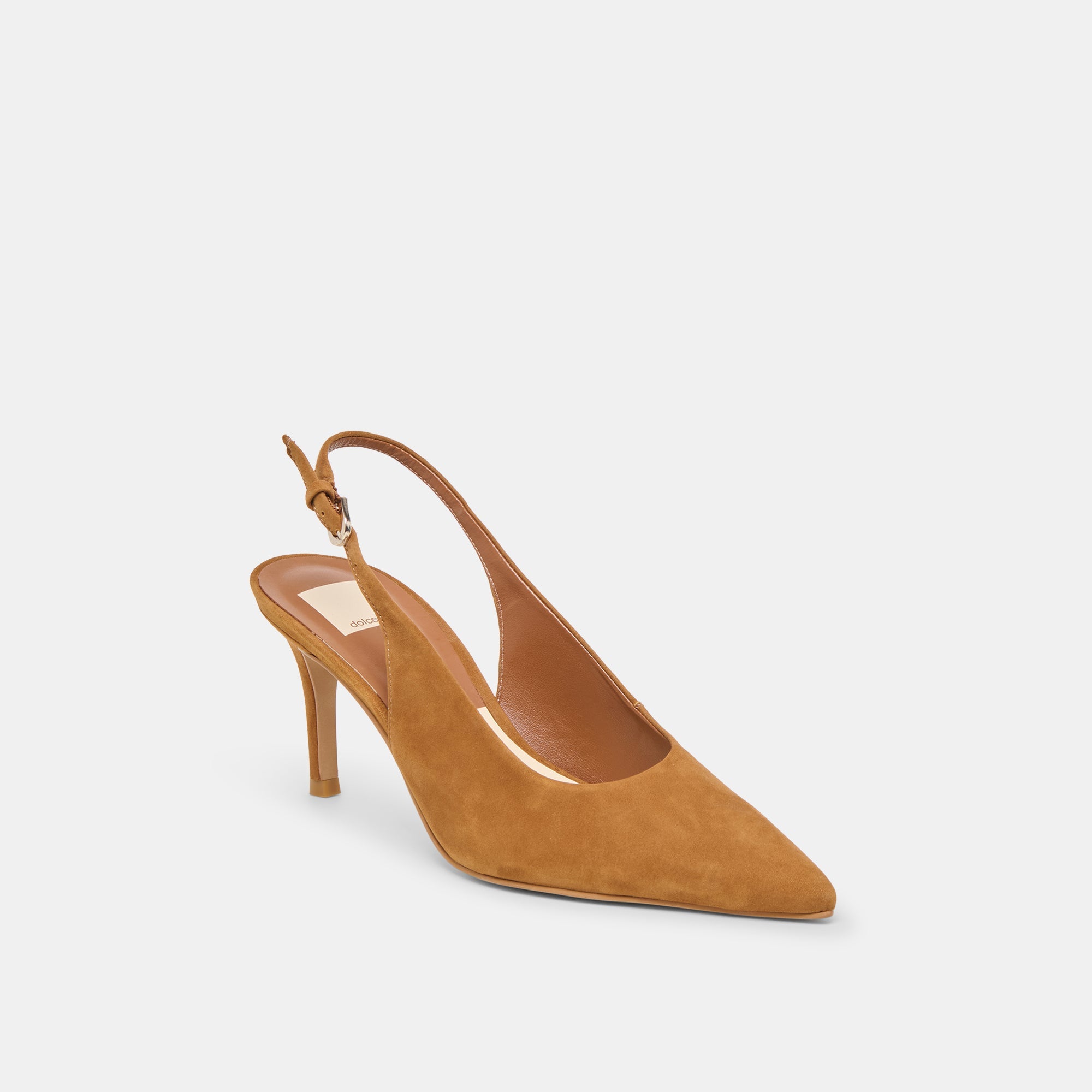 Elasi Brown Nubuck Heels | Women Dolce Vita