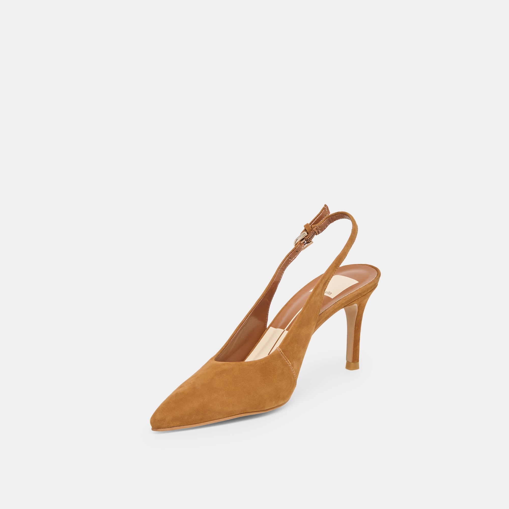 Elasi Brown Nubuck Heels | Women Dolce Vita