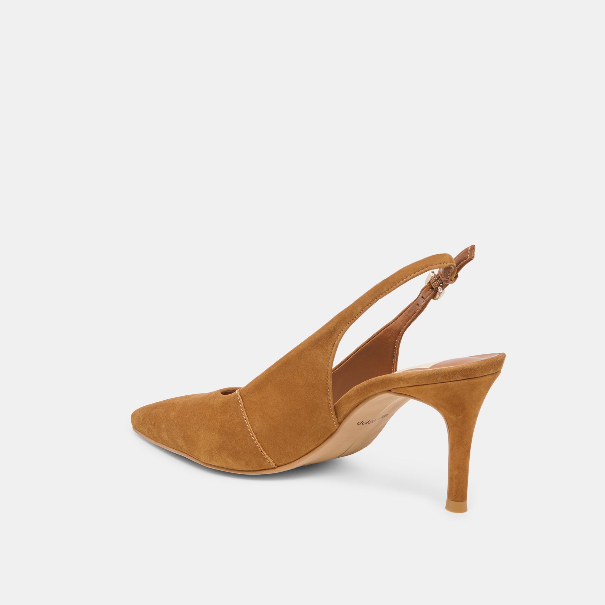 Elasi Brown Nubuck Heels | Women Dolce Vita
