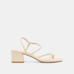 Trini Creme Leather Heels | Women Dolce Vita