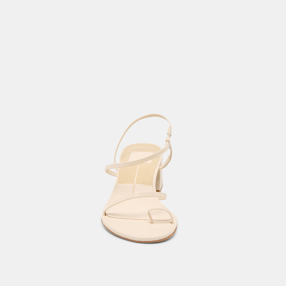 Trini Creme Leather Heels | Women Dolce Vita
