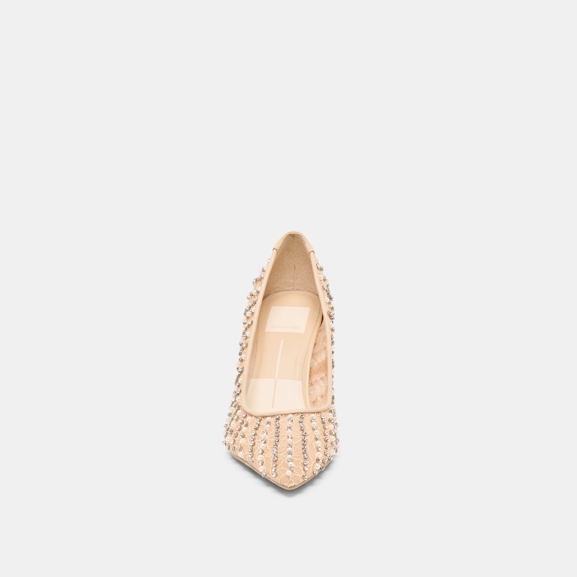 Kashe Pearl Blush Lace Mesh Heels | Dolce Vita Women