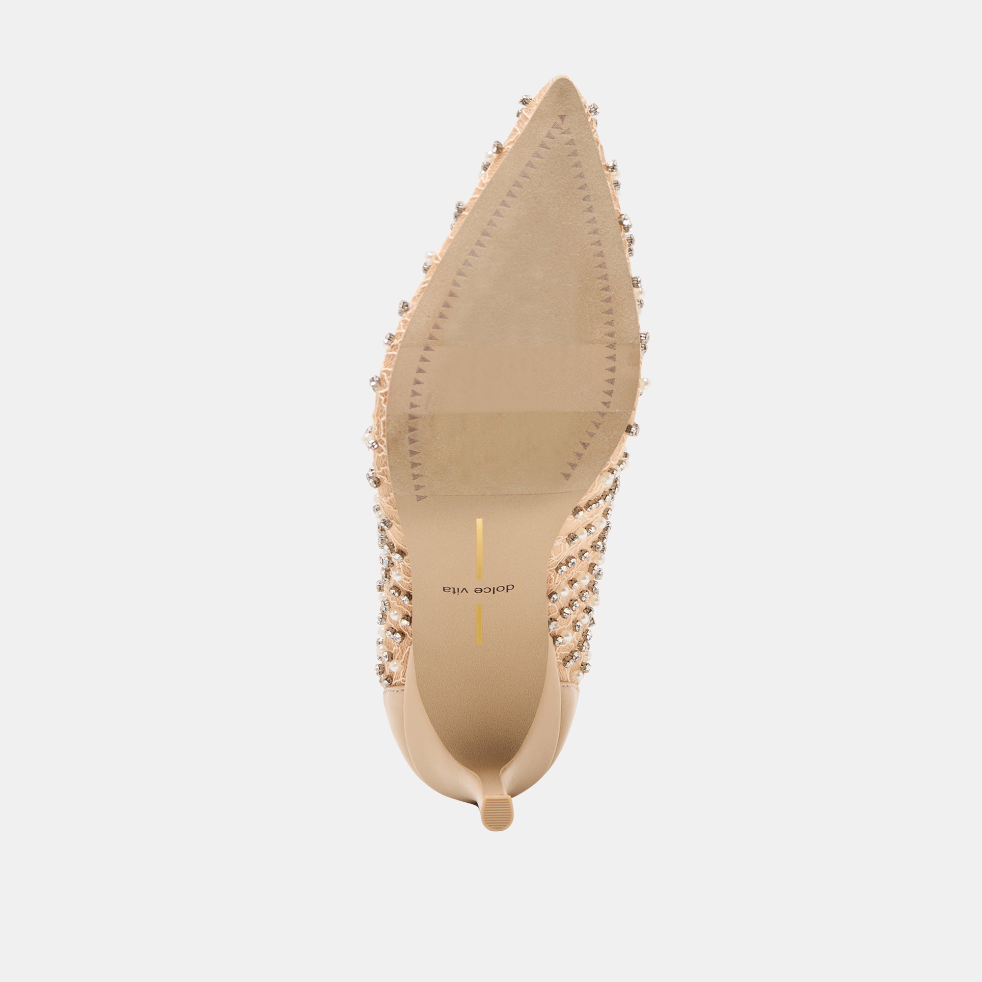 Kashe Pearl Blush Lace Mesh Heels | Dolce Vita Women