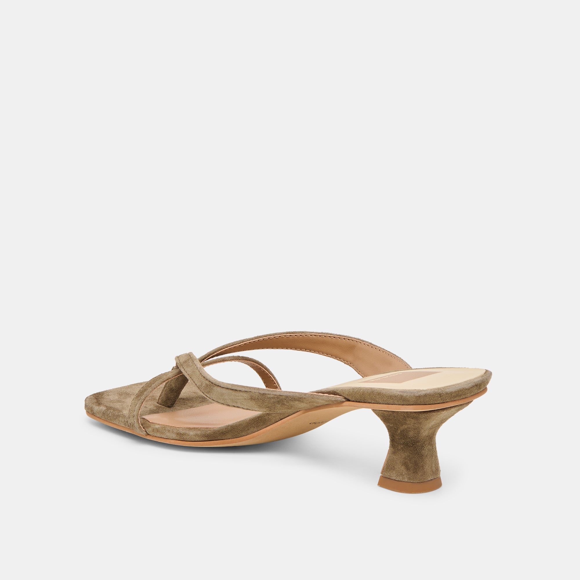 Brevel Olive Suede Heels | Women Dolce Vita