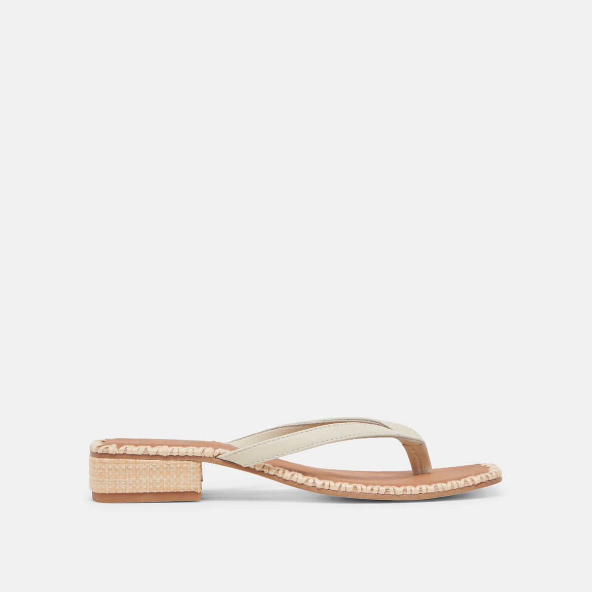 BARTY SANDALS WHITE LEATHER | Dolce Vita Women