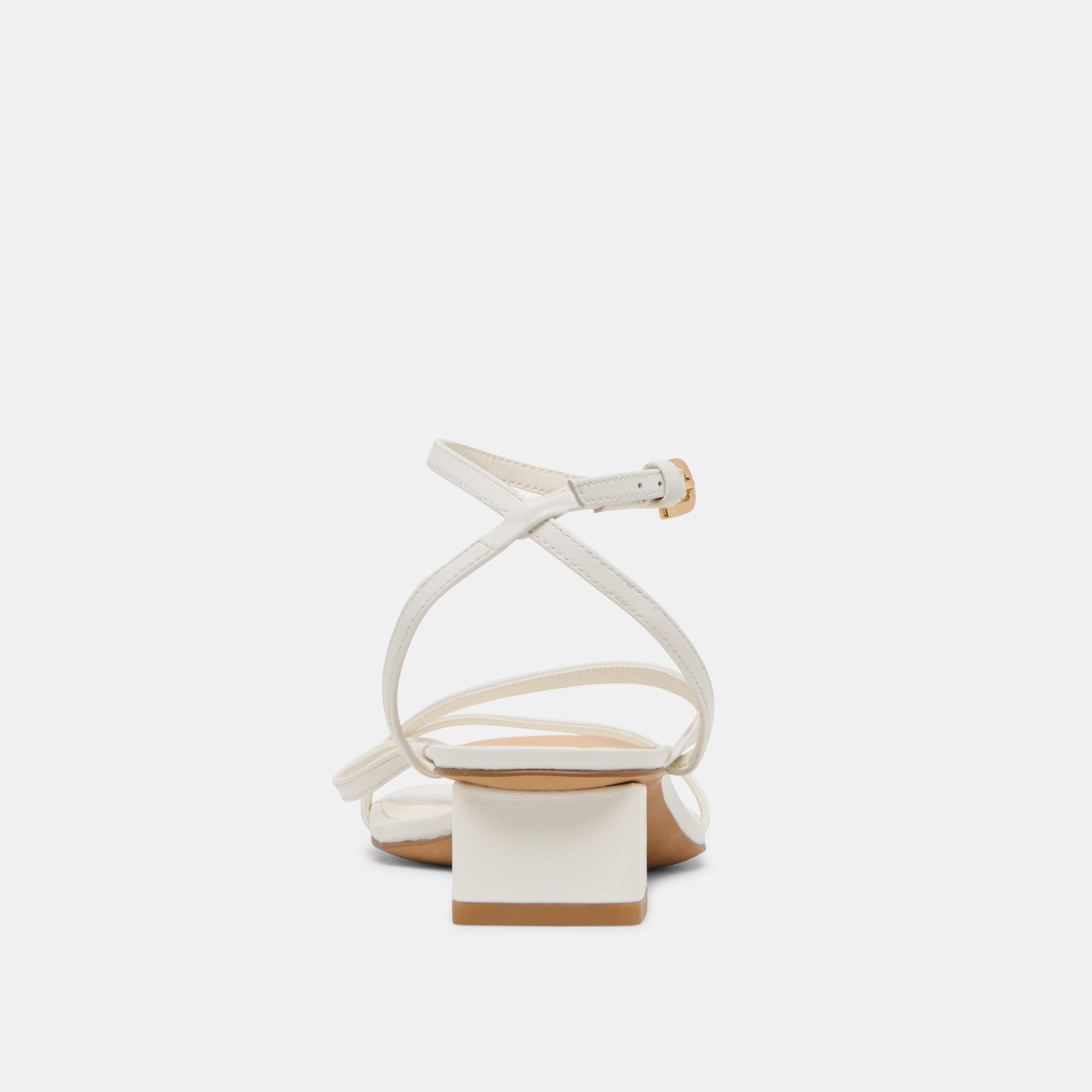 Karlos True White Leather Sandals | Women Dolce Vita