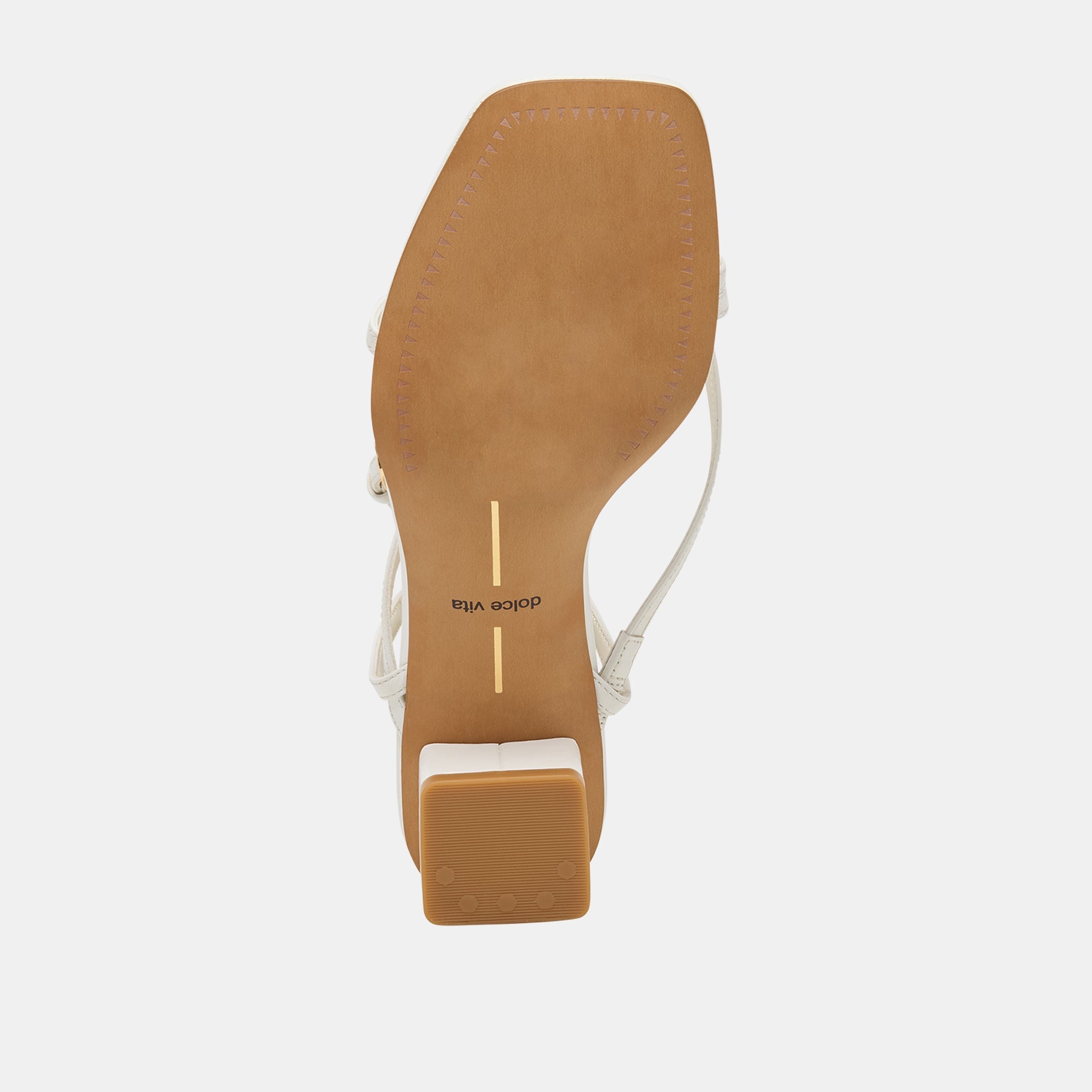 Karlos True White Leather Sandals | Women Dolce Vita