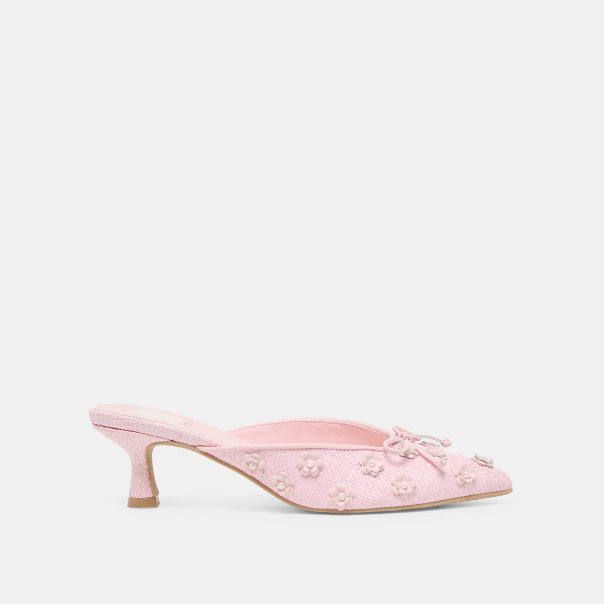 Camilo X Byrdie Golf Pink Raffia Wide Heels | Dolce Vita Women