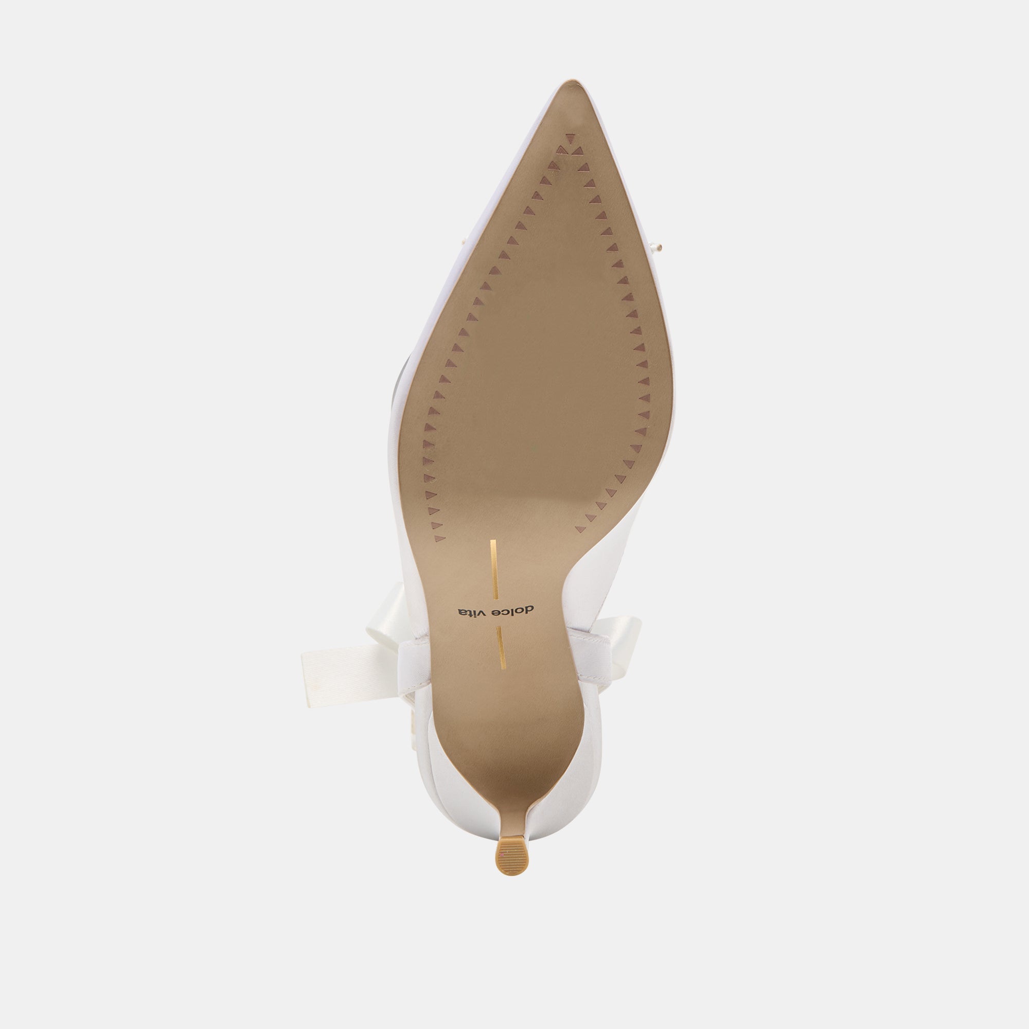 Efora True White Satin Heels | Women Dolce Vita