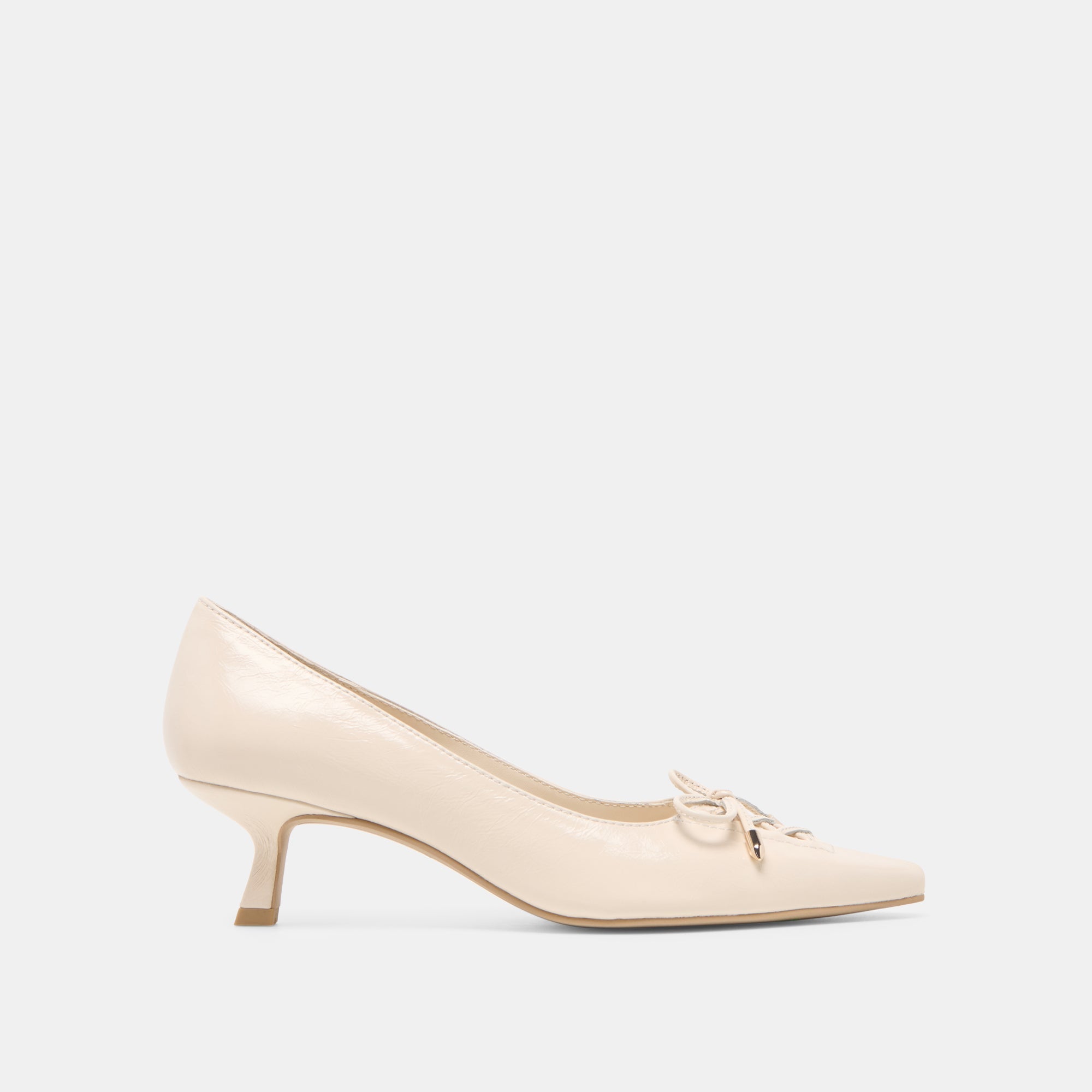 Clarie Bone Crinkle Patent Leather Heels | Dolce Vita Women