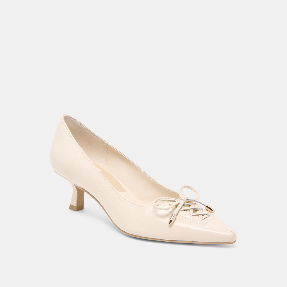 Clarie Bone Crinkle Patent Leather Heels | Dolce Vita Women