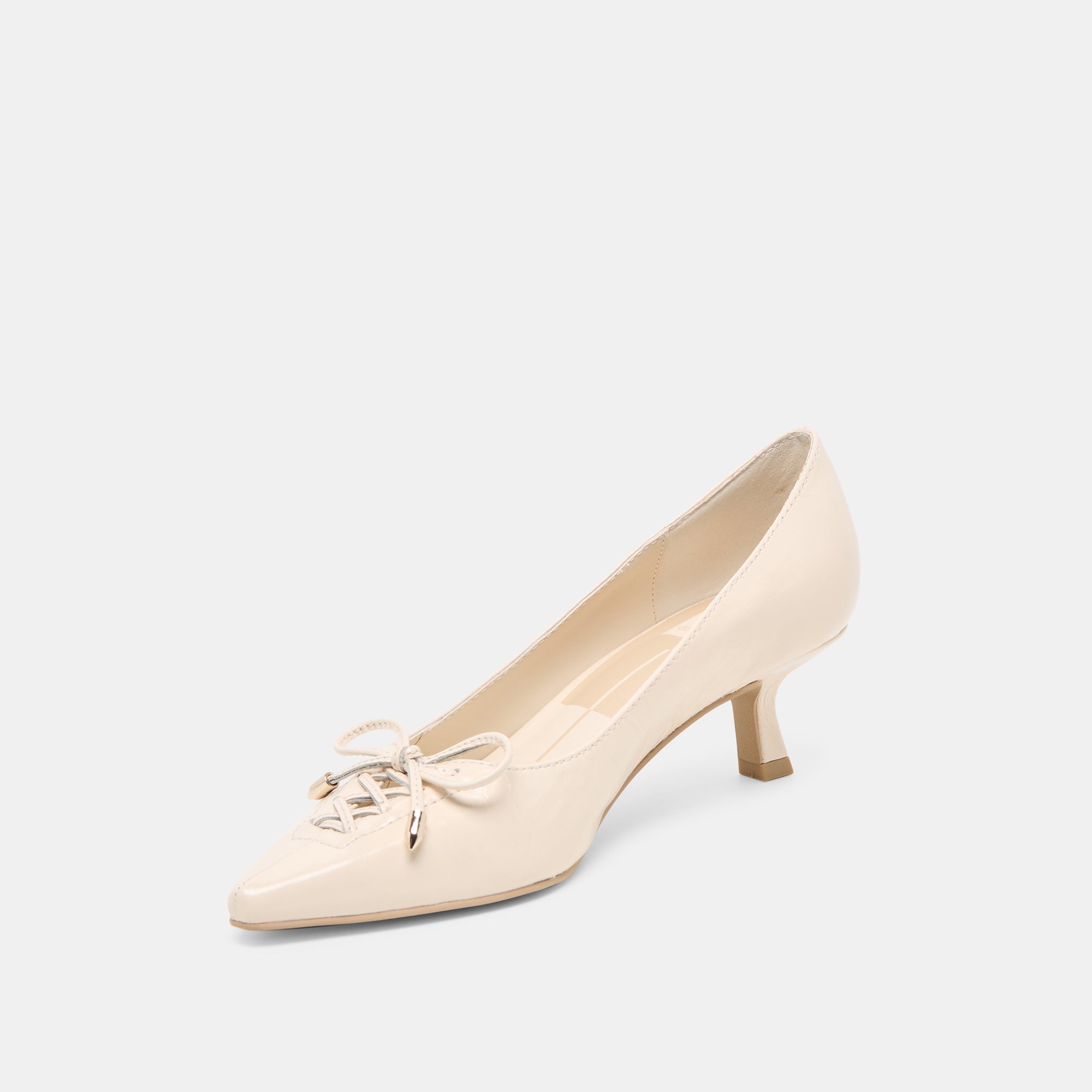 Clarie Bone Crinkle Patent Leather Heels | Dolce Vita Women