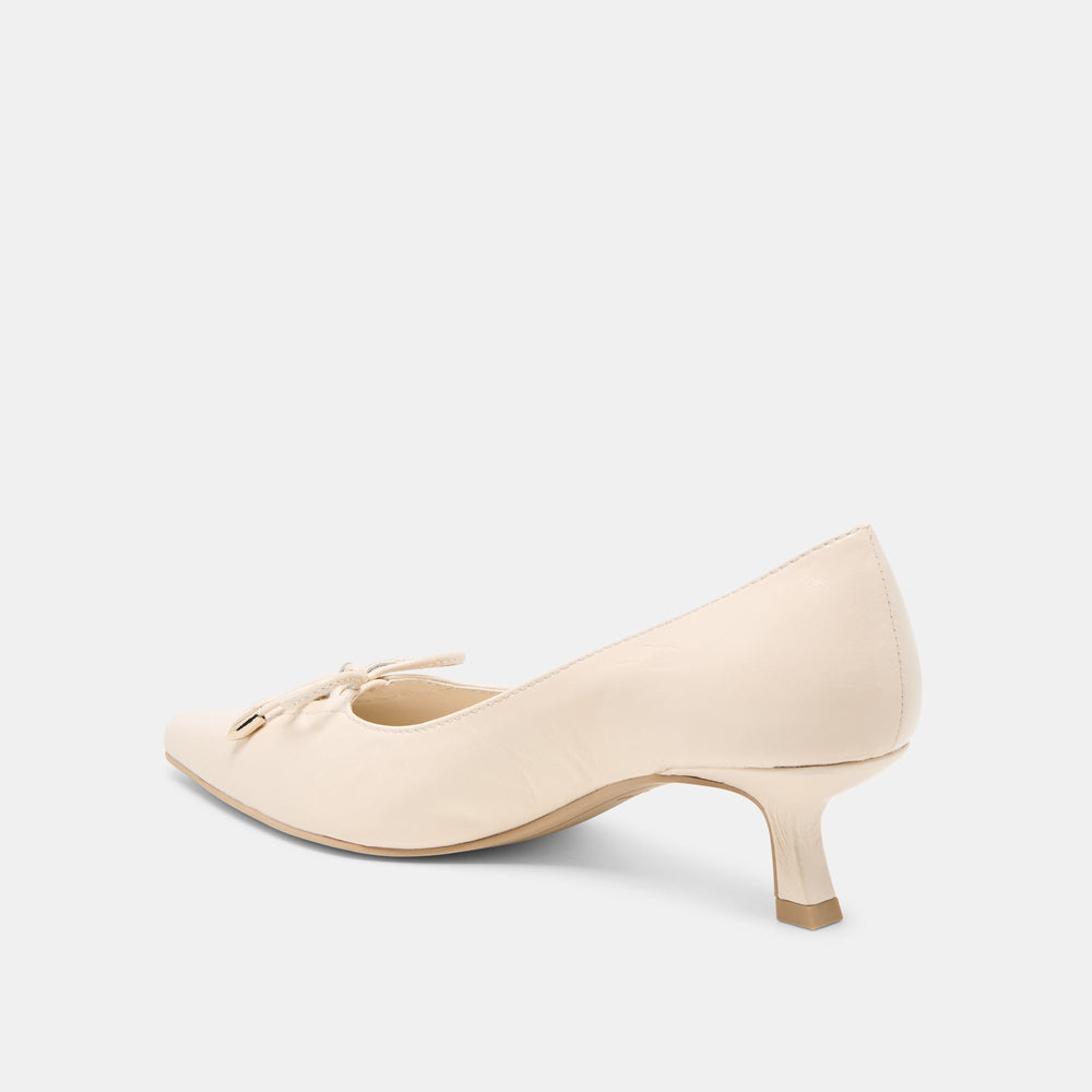Clarie Bone Crinkle Patent Leather Heels | Dolce Vita Women