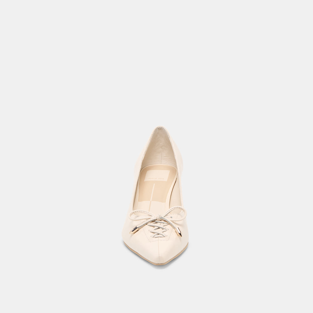 Clarie Bone Crinkle Patent Leather Heels | Dolce Vita Women