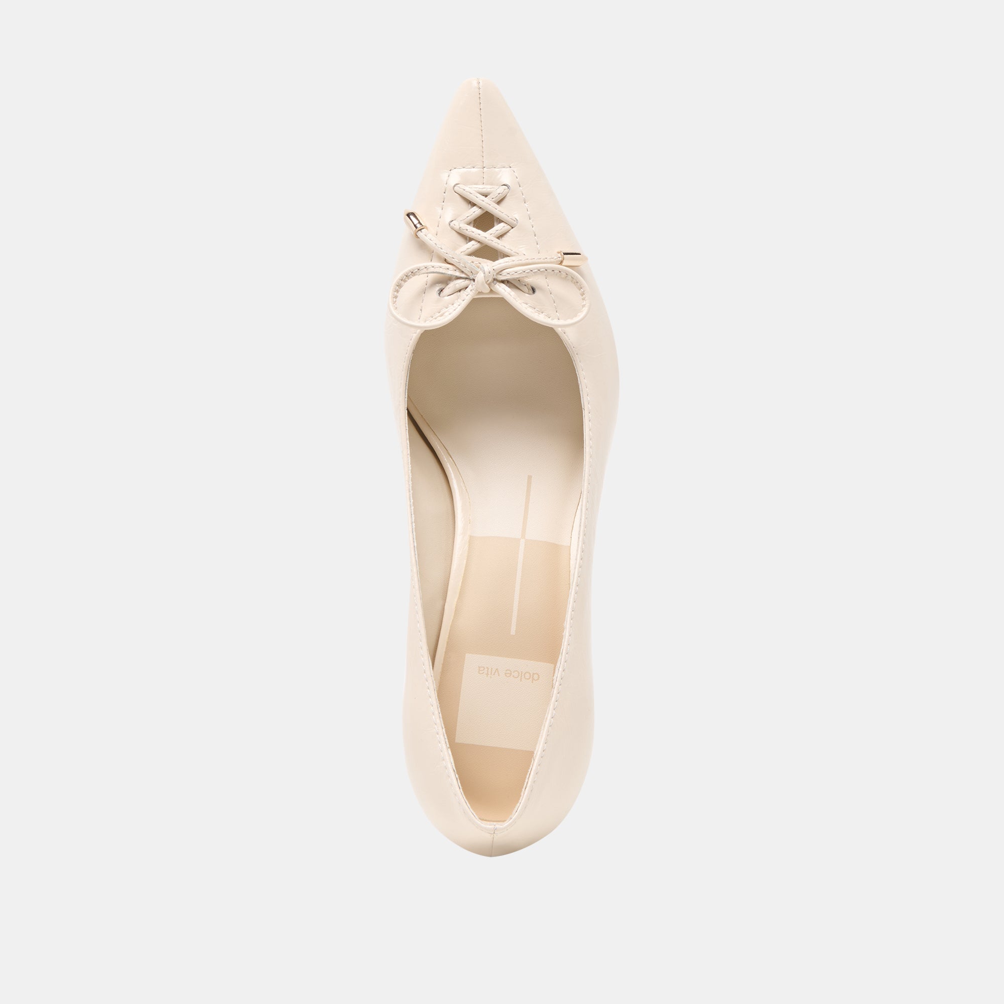Clarie Bone Crinkle Patent Leather Heels | Dolce Vita Women