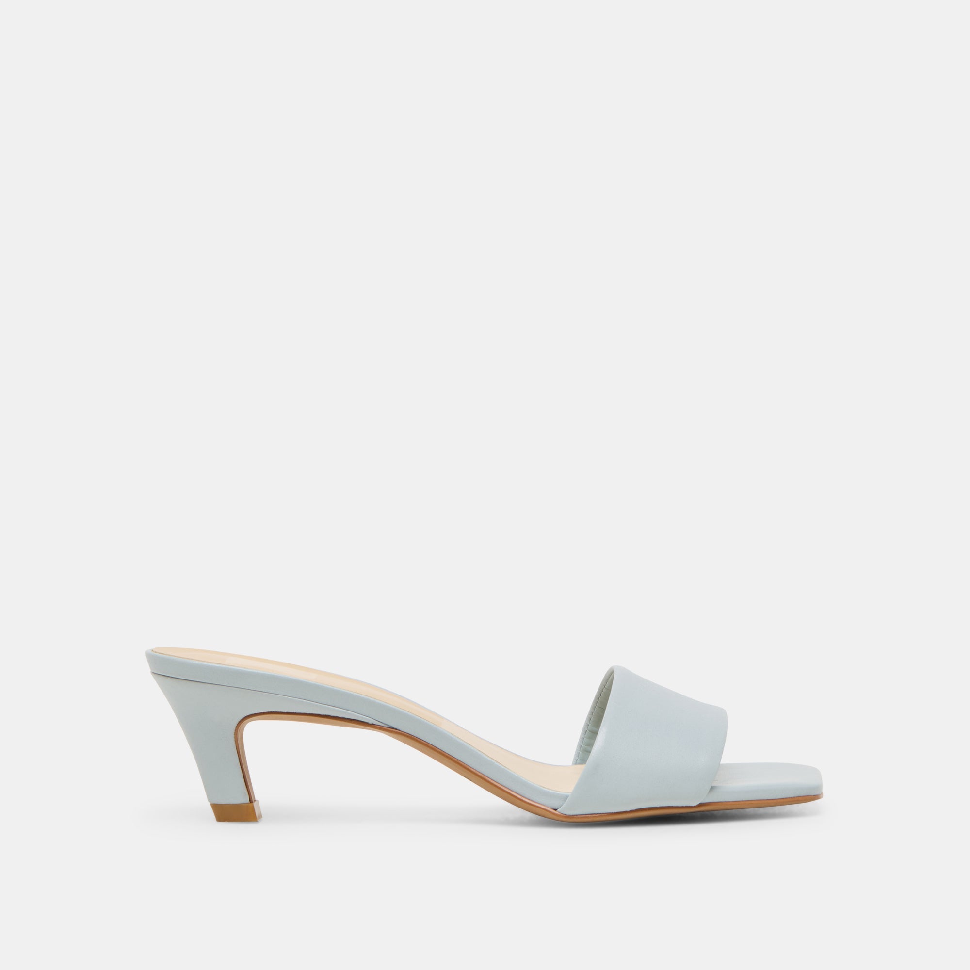 Rexa Ice Blue Leather Heels | Women Dolce Vita