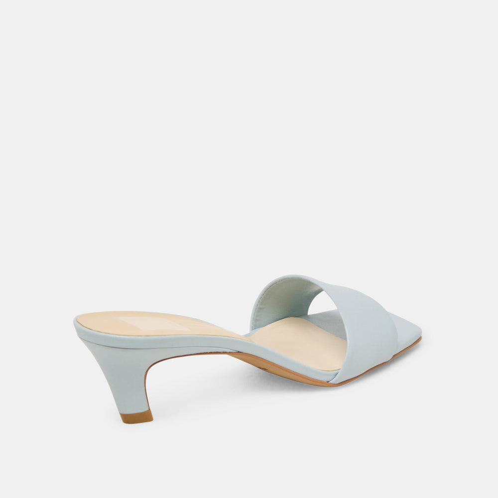 Rexa Ice Blue Leather Heels | Women Dolce Vita